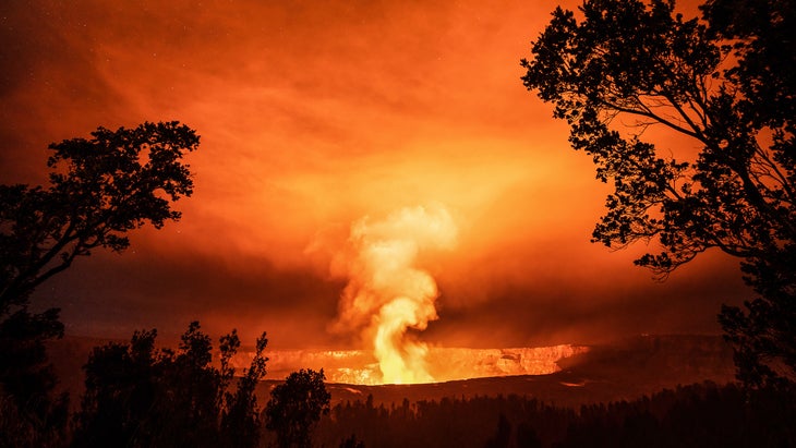 volcano house