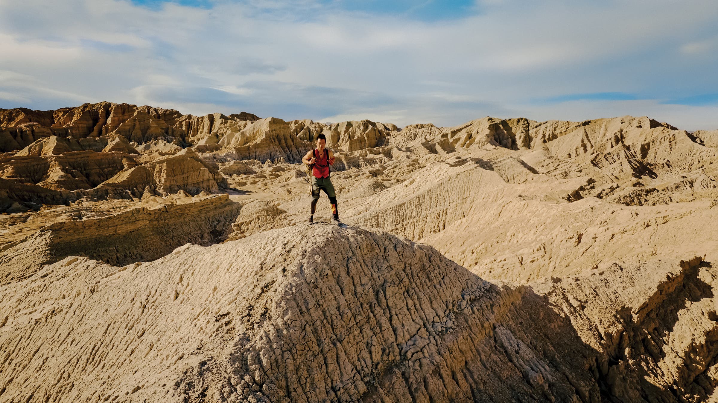 Albert Lin in Anza-Borrego Desert State Park.