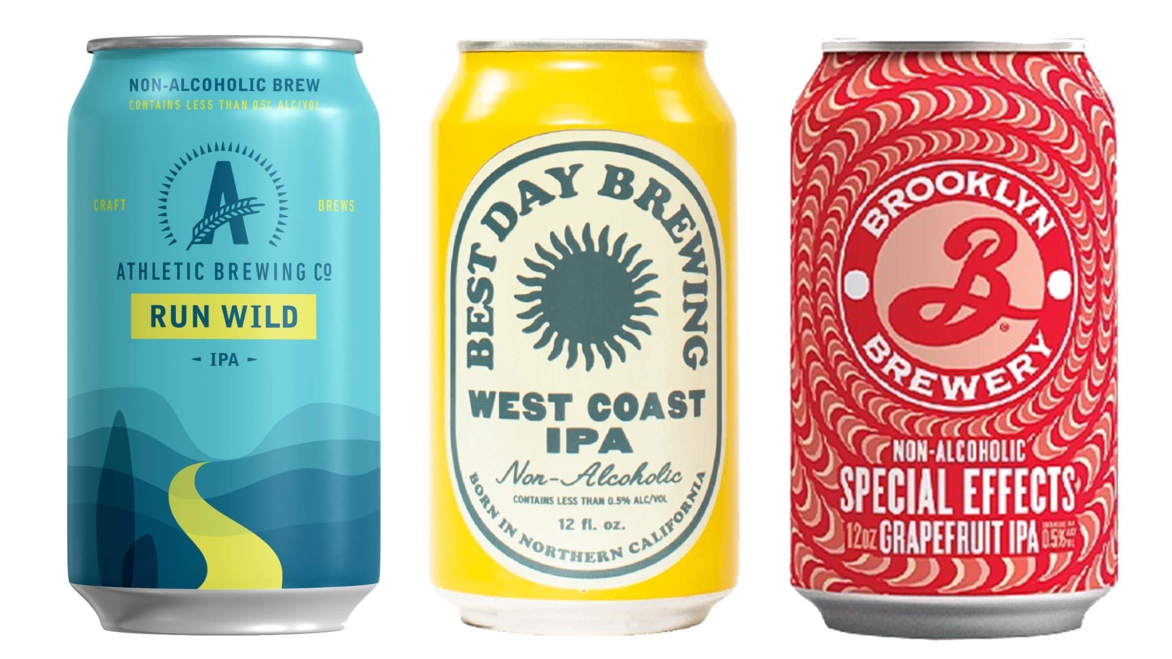 Athletic brewing, Best day, Brooklyn Brewery