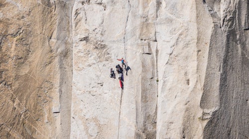 climbers on El CAp