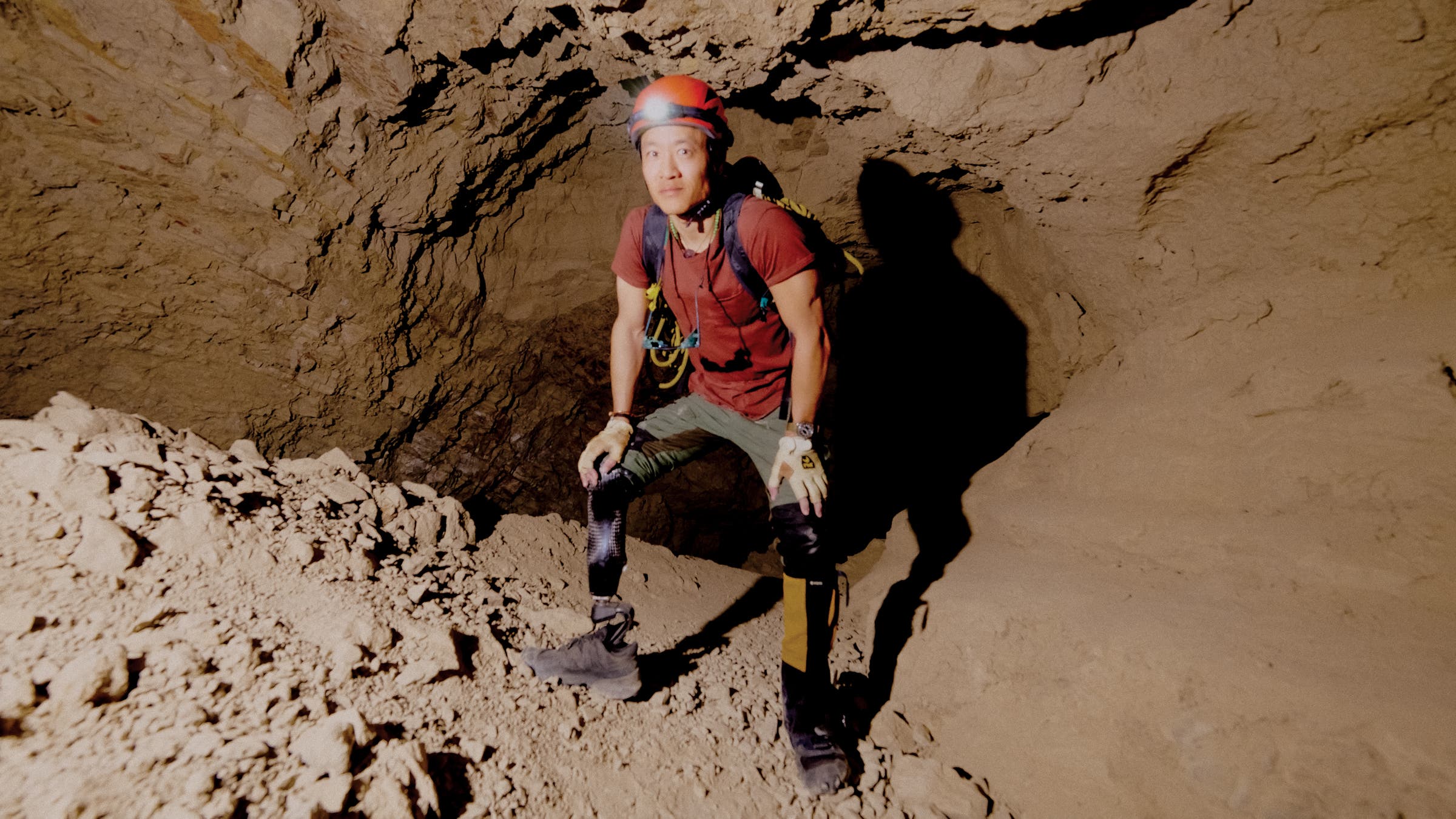The Arroyo Tapiado Mud Caves, a favorite spot for Lin family outings.