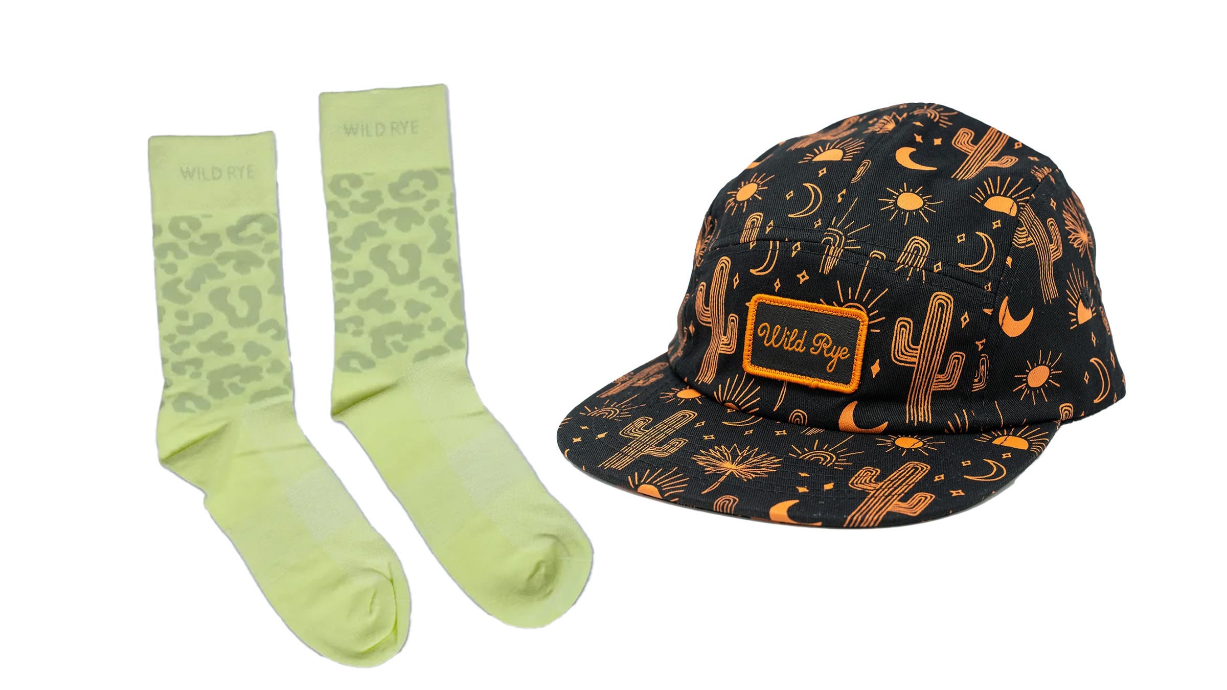 Wild Rye Bike Socks and Edith Brim Hat