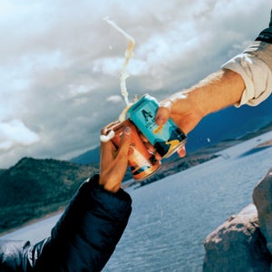 cheers-ing beers outside