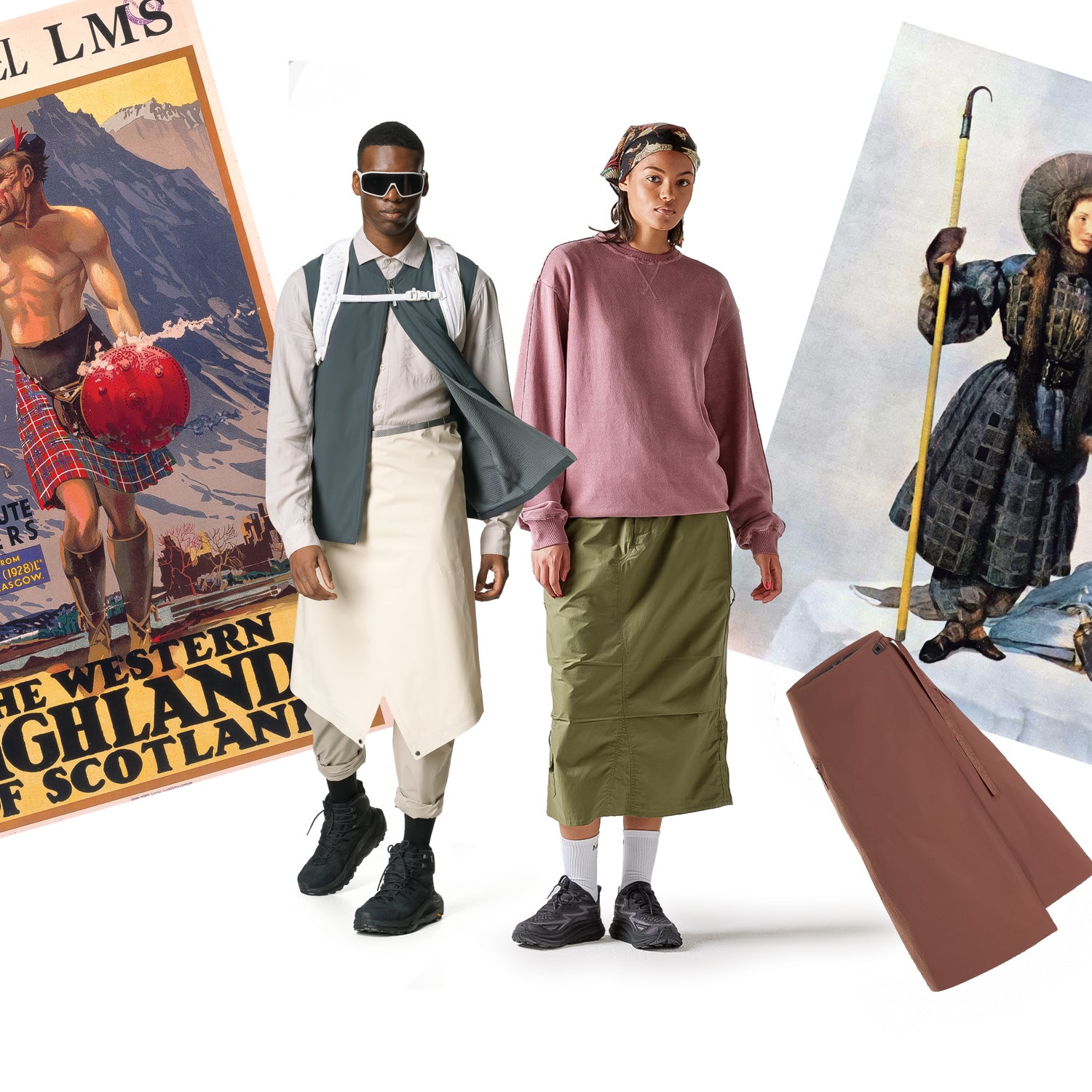 rain skirt lookbook