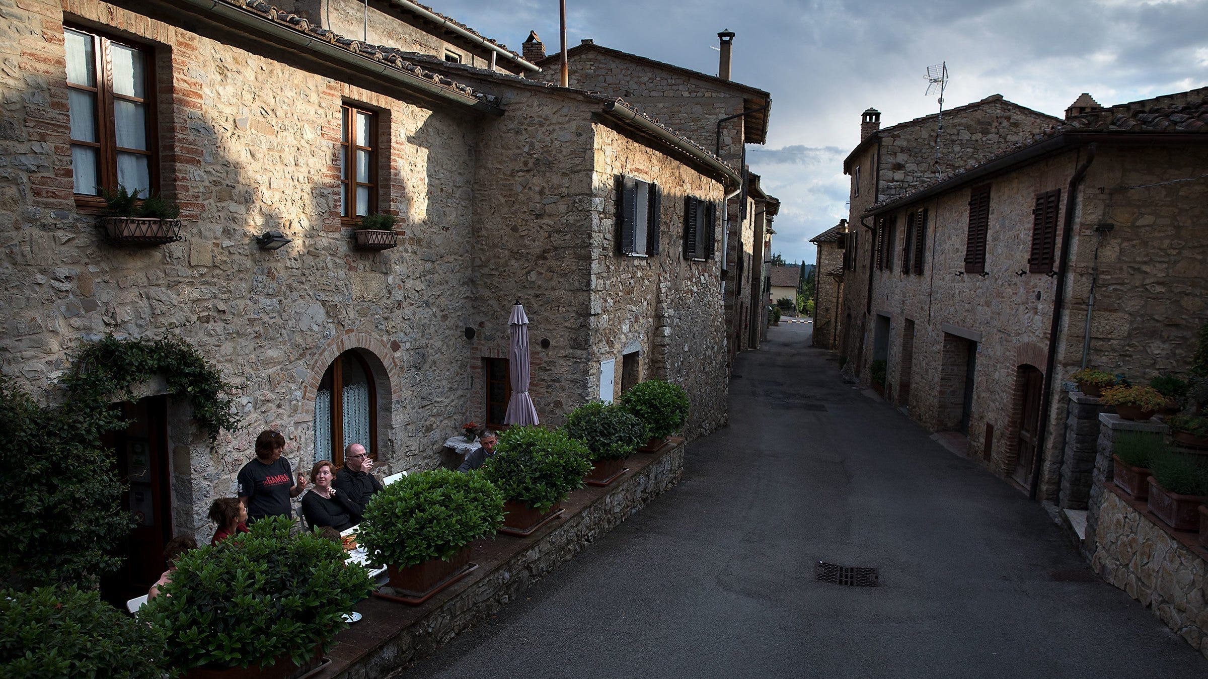 Italian village Tuscany