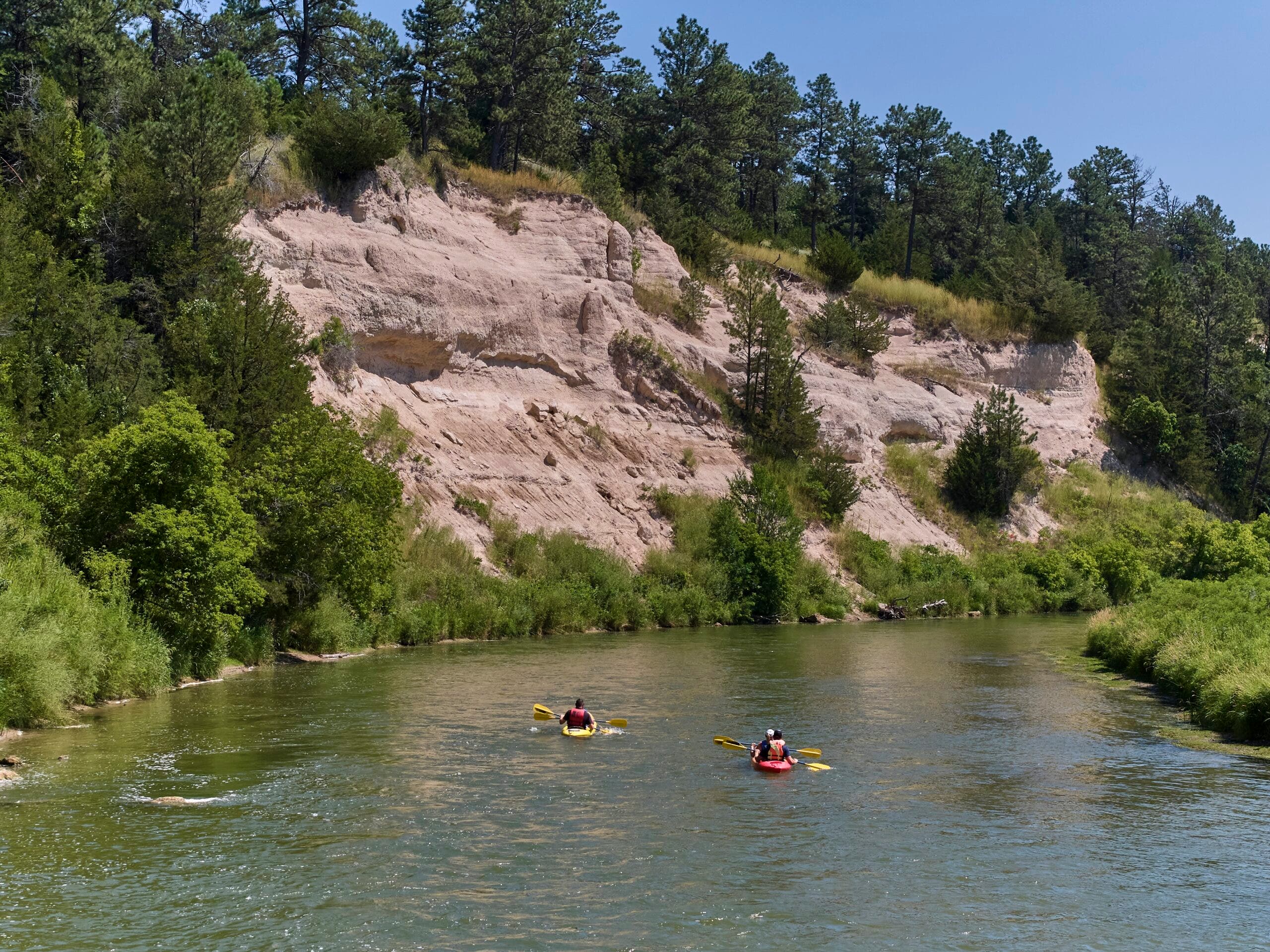 Paddling on the Niobrara River