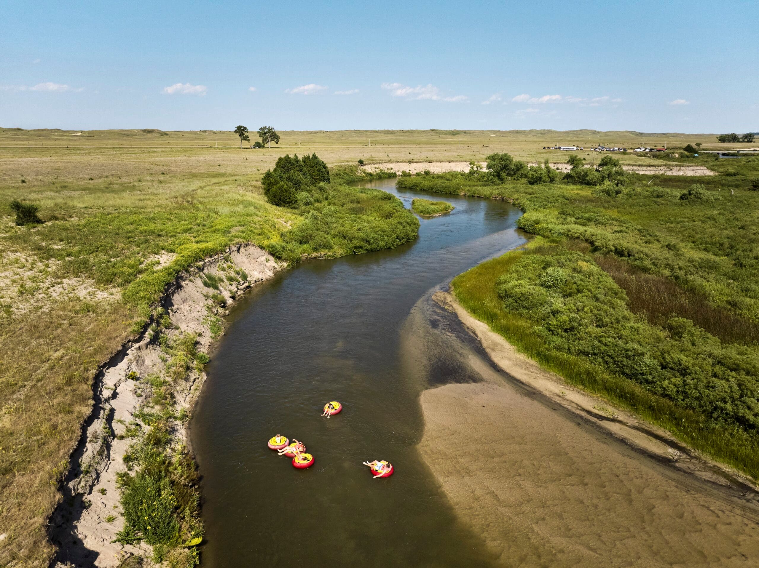 River tubing in Nebraska