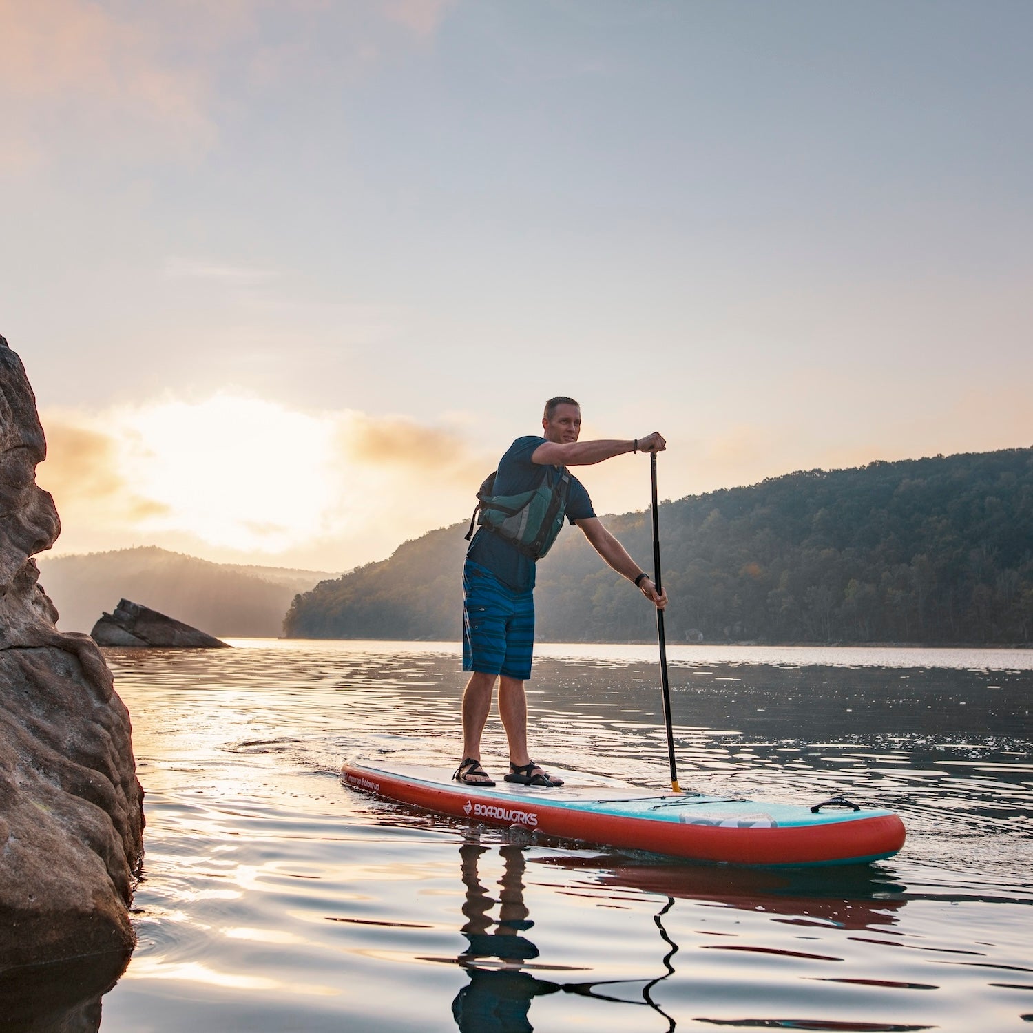 West Virginia lake padling