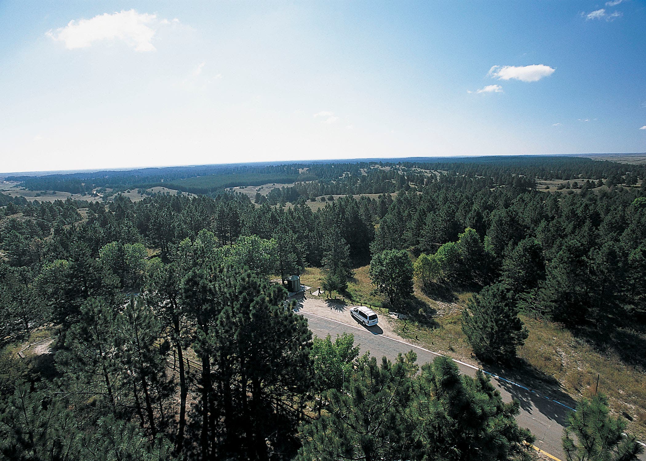 The Pine Ridge Trail in Nebraska National Forest