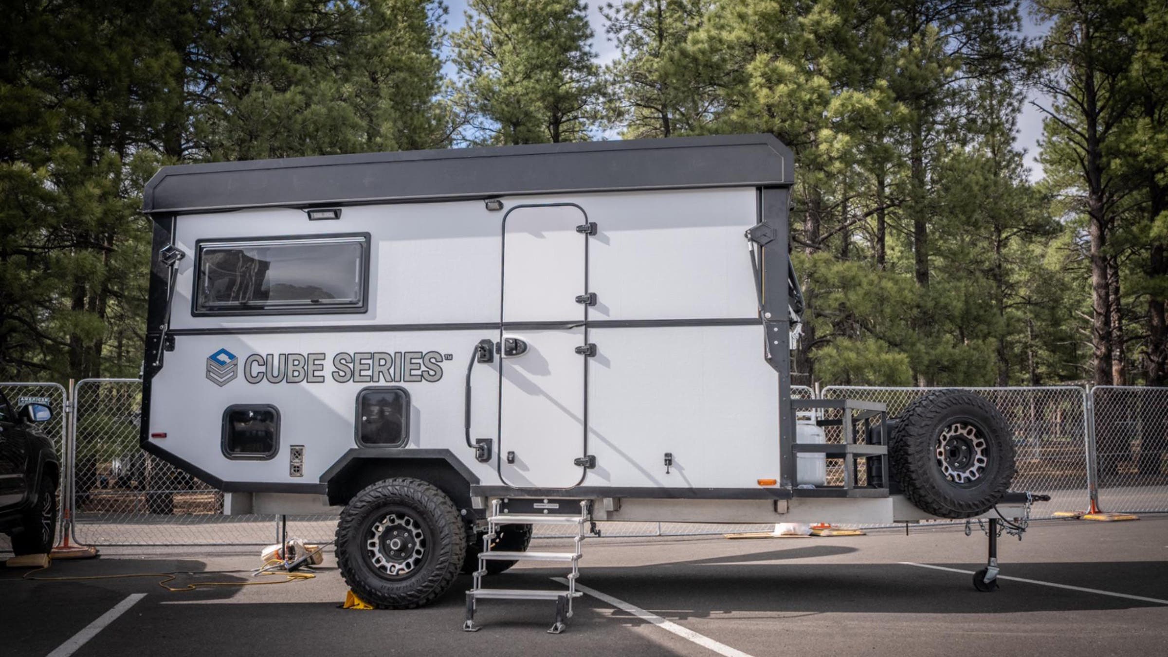 Cube Series trailer at 2025 Overland Expo West