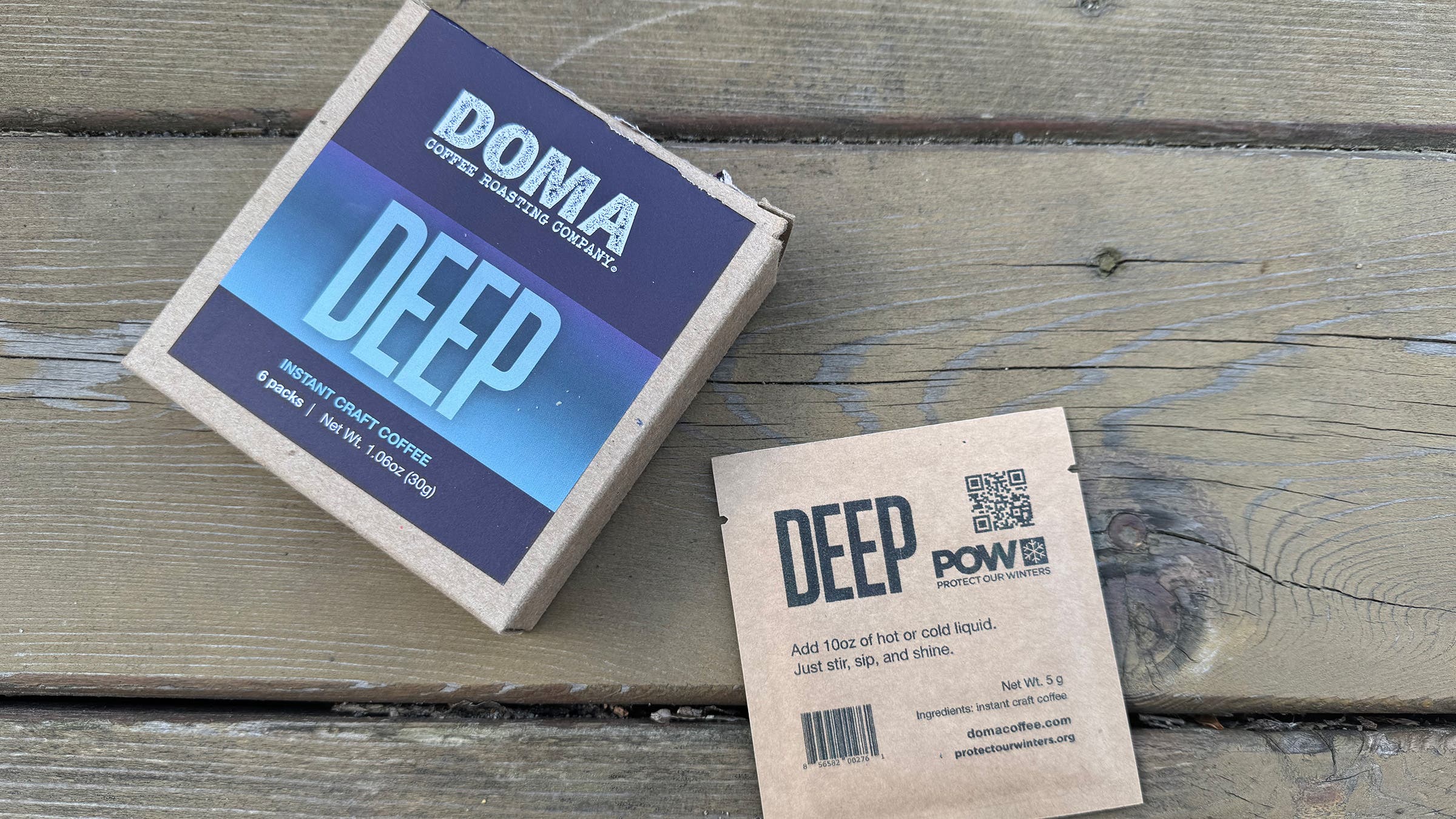 Doma Deep instant coffee pack