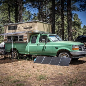 1995 Ford F150 XL with Four Wheel Camper Grandby