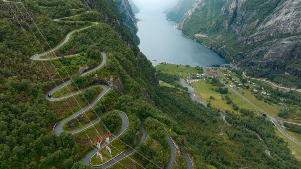 Lysevegen Road, Norway on Long Way Home