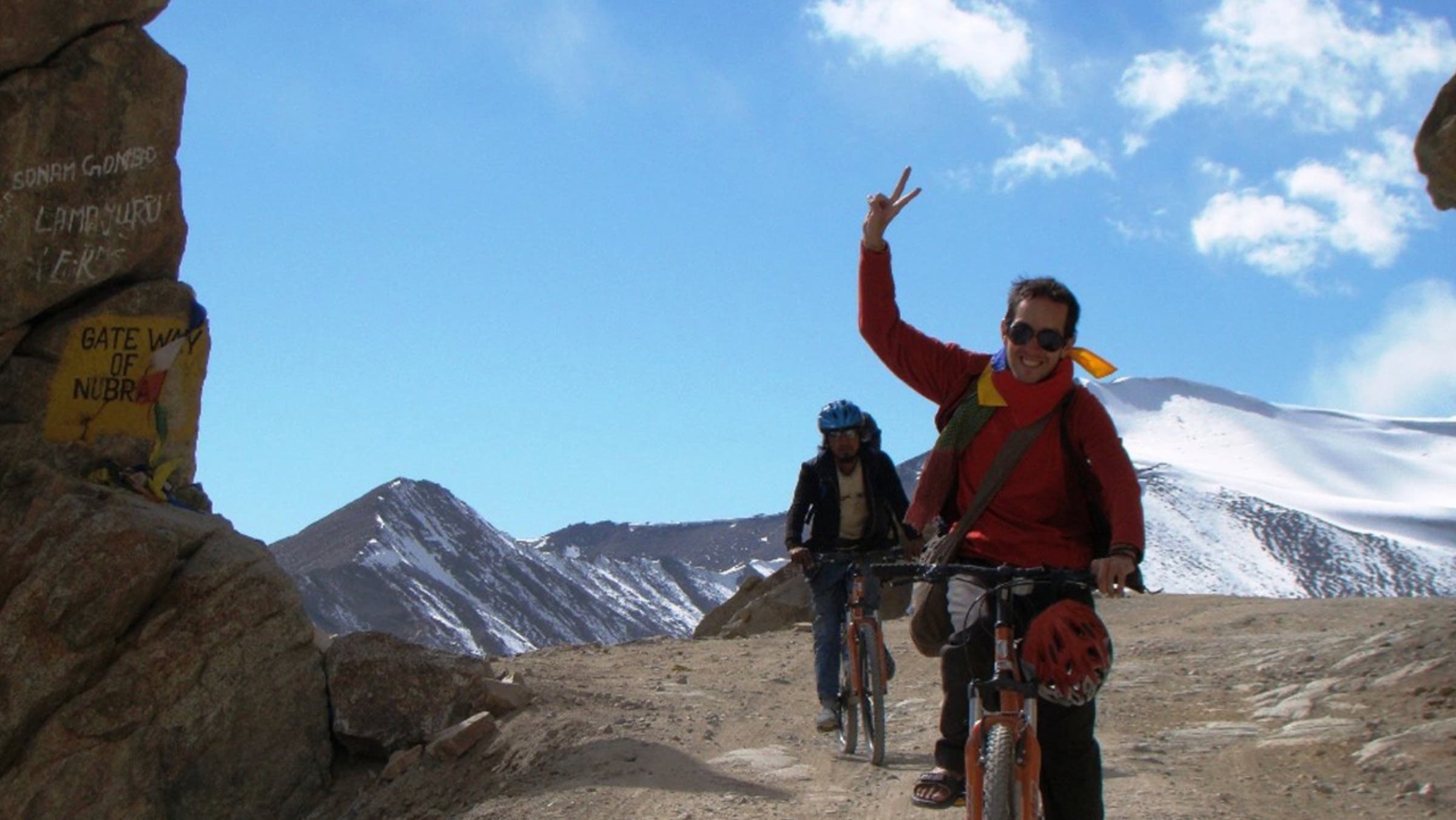 Cyclists Ladakh, India