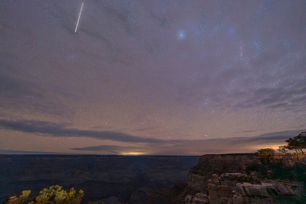 Stars above the Grand Canyon