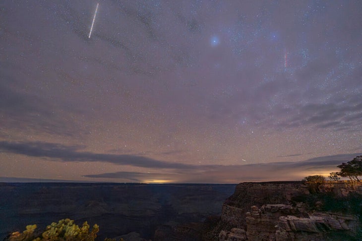 Stars above the Grand Canyon