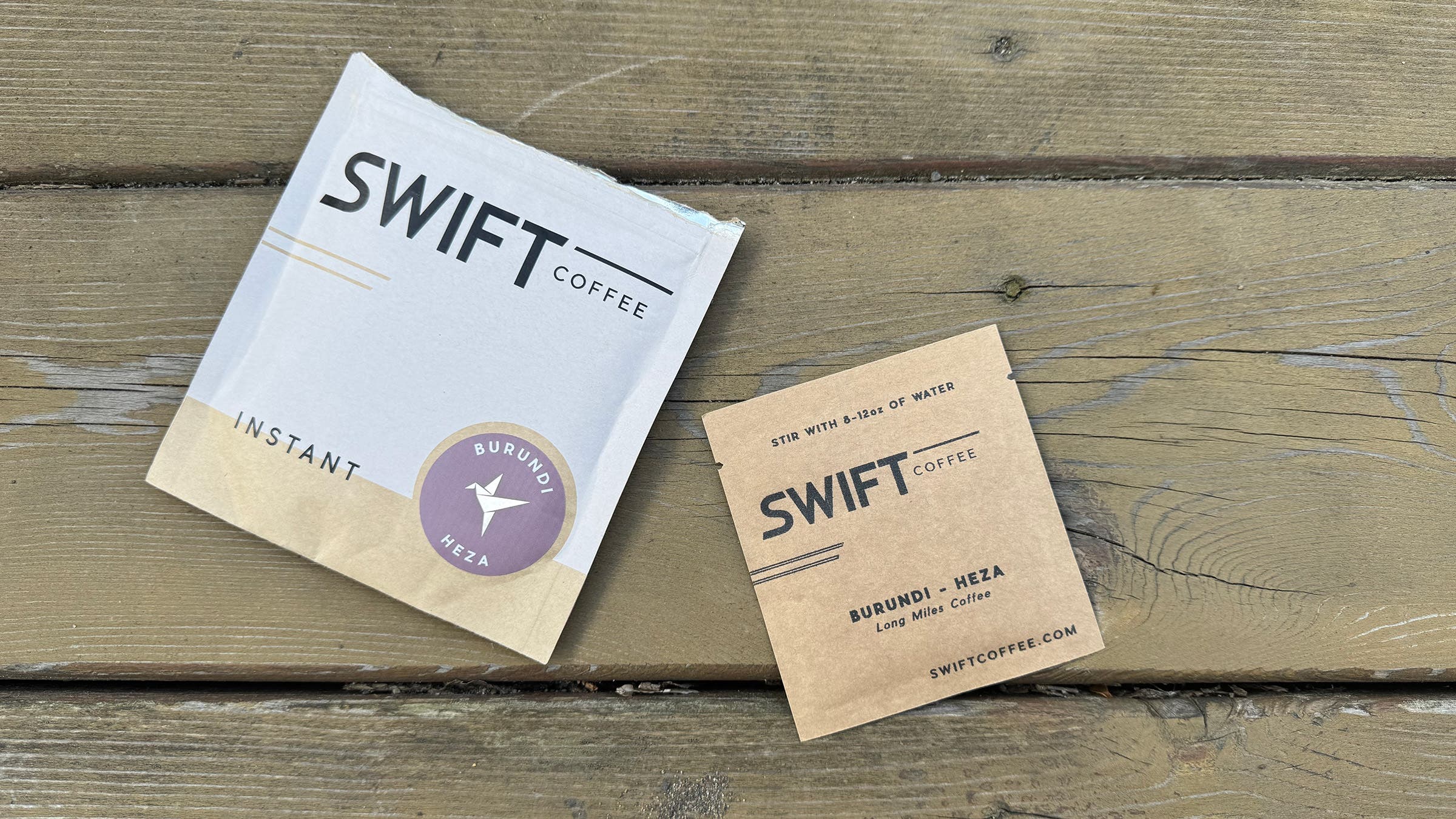 Swift Burundi instant coffee packs