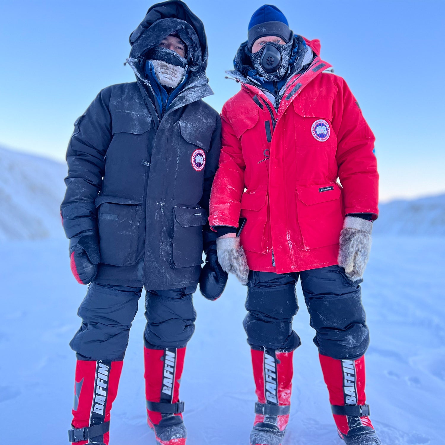 Zahab and Vallely on Ellesmere Island