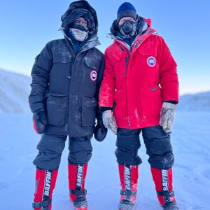 Zahab and Vallely on Ellesmere Island