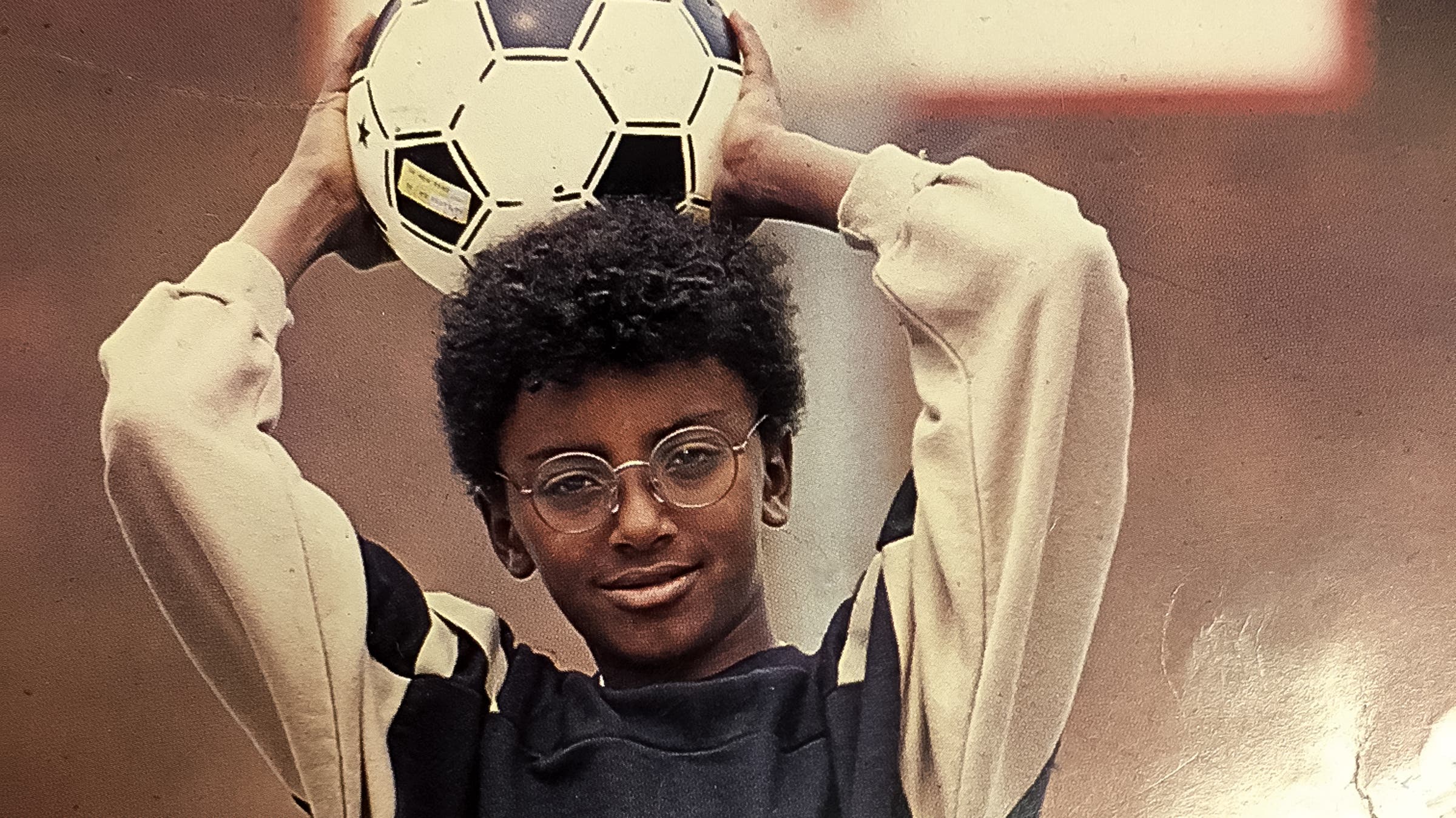 Marcus Samuelsson playing soccer