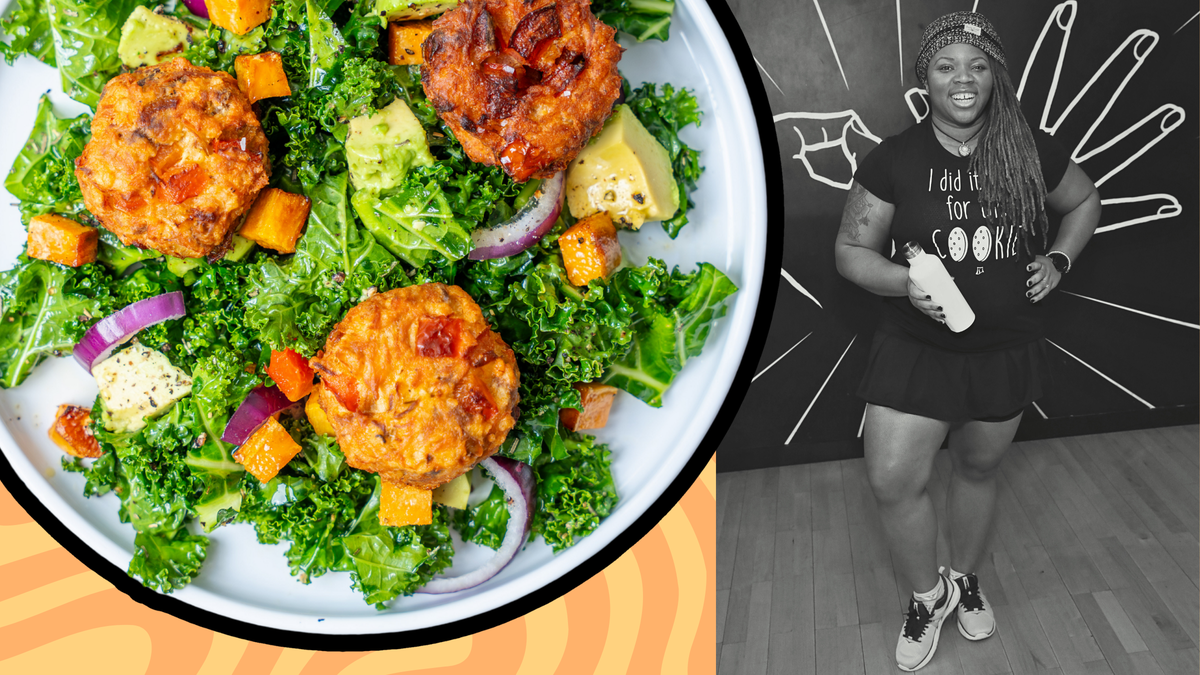 Ultramarathron Runner Latoya Shauntay Snell's Endometriosis-Friendly Salmon and Kale Salad Recipe