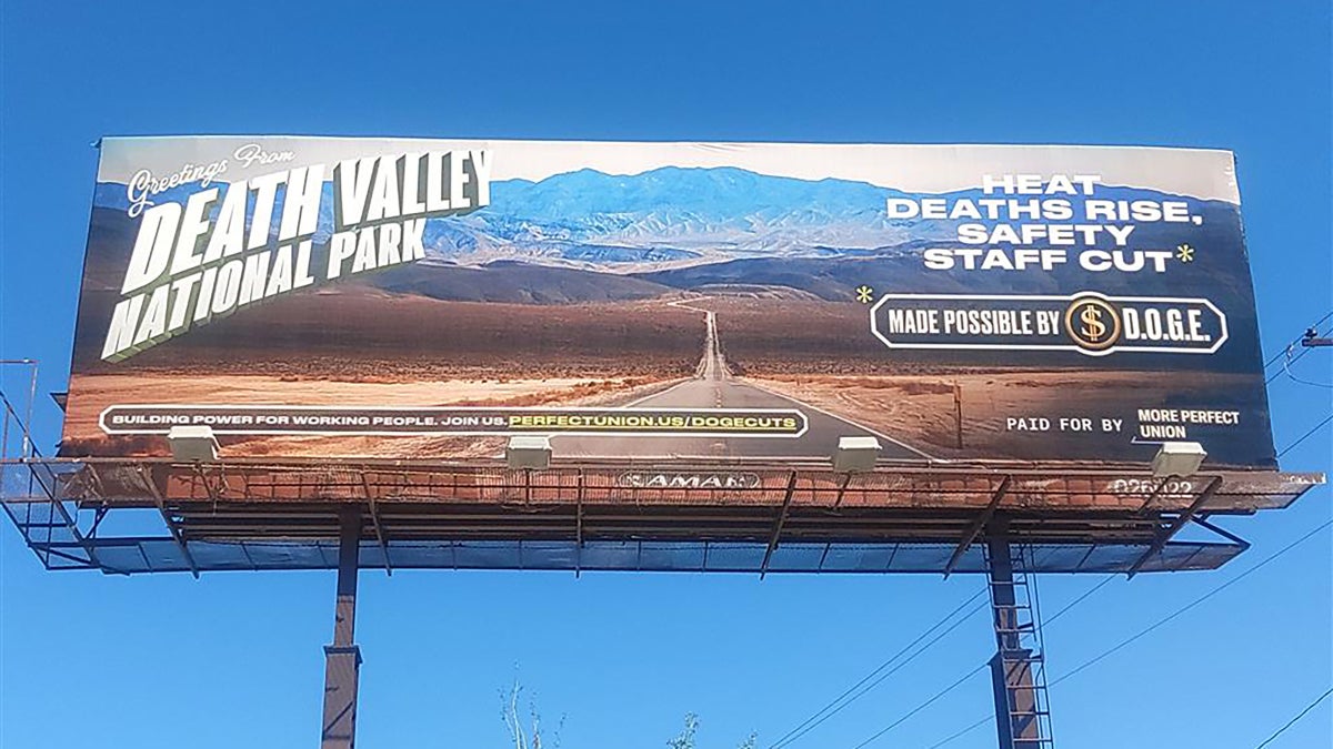 Why Is a Labor Advocacy Group Erecting Billboards to Slam the National Parks Cuts?