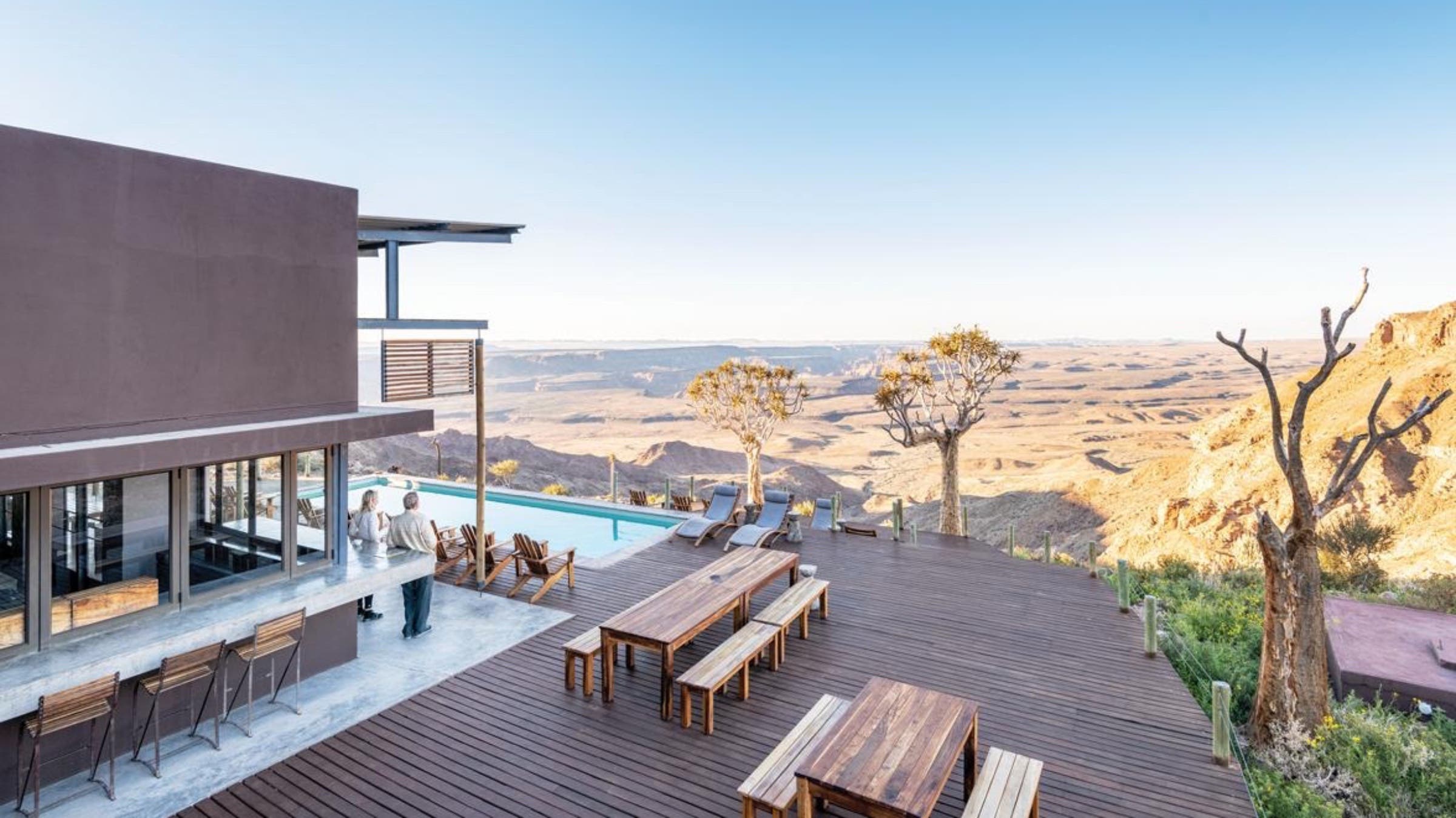 Lodges in the desert