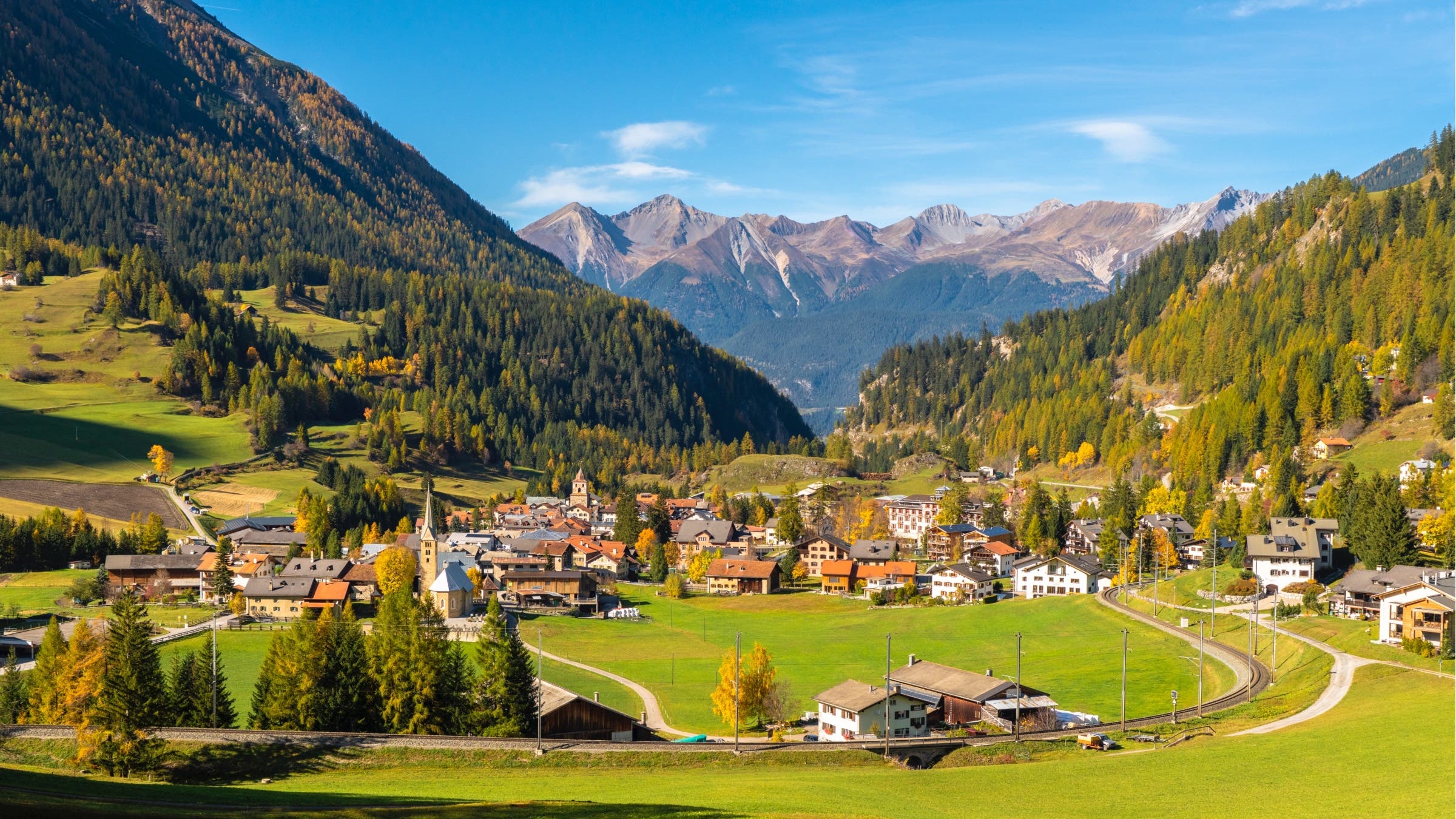 Village in Alps
