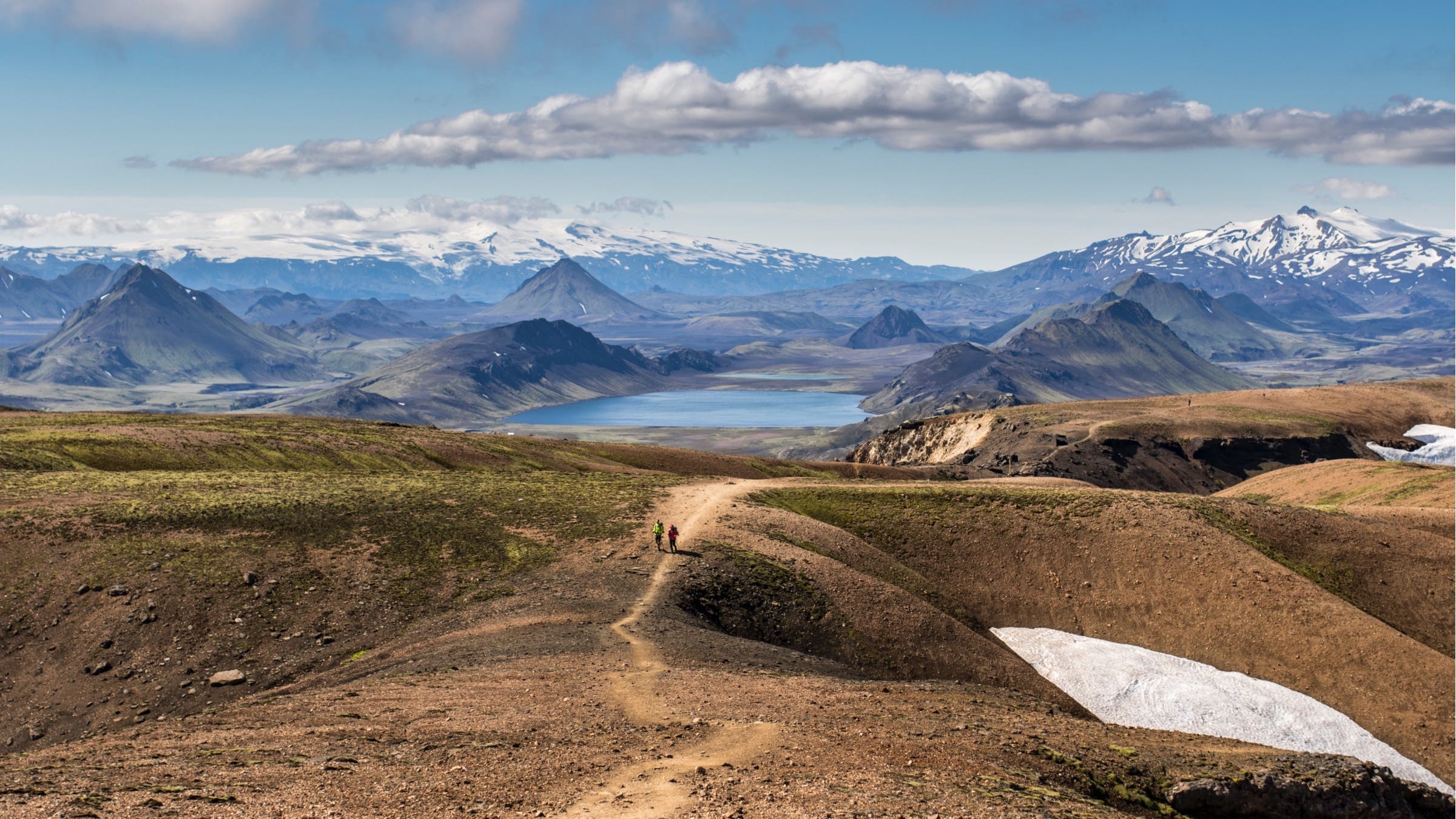 Hiking big peaks Iceland