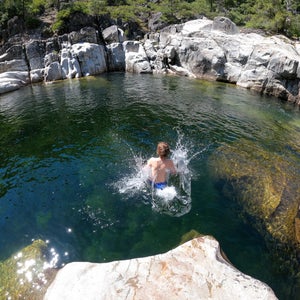 Natural swimming hole