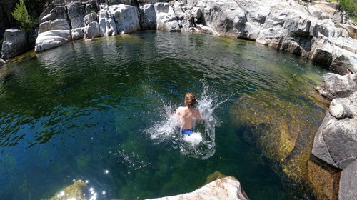 Natural swimming hole