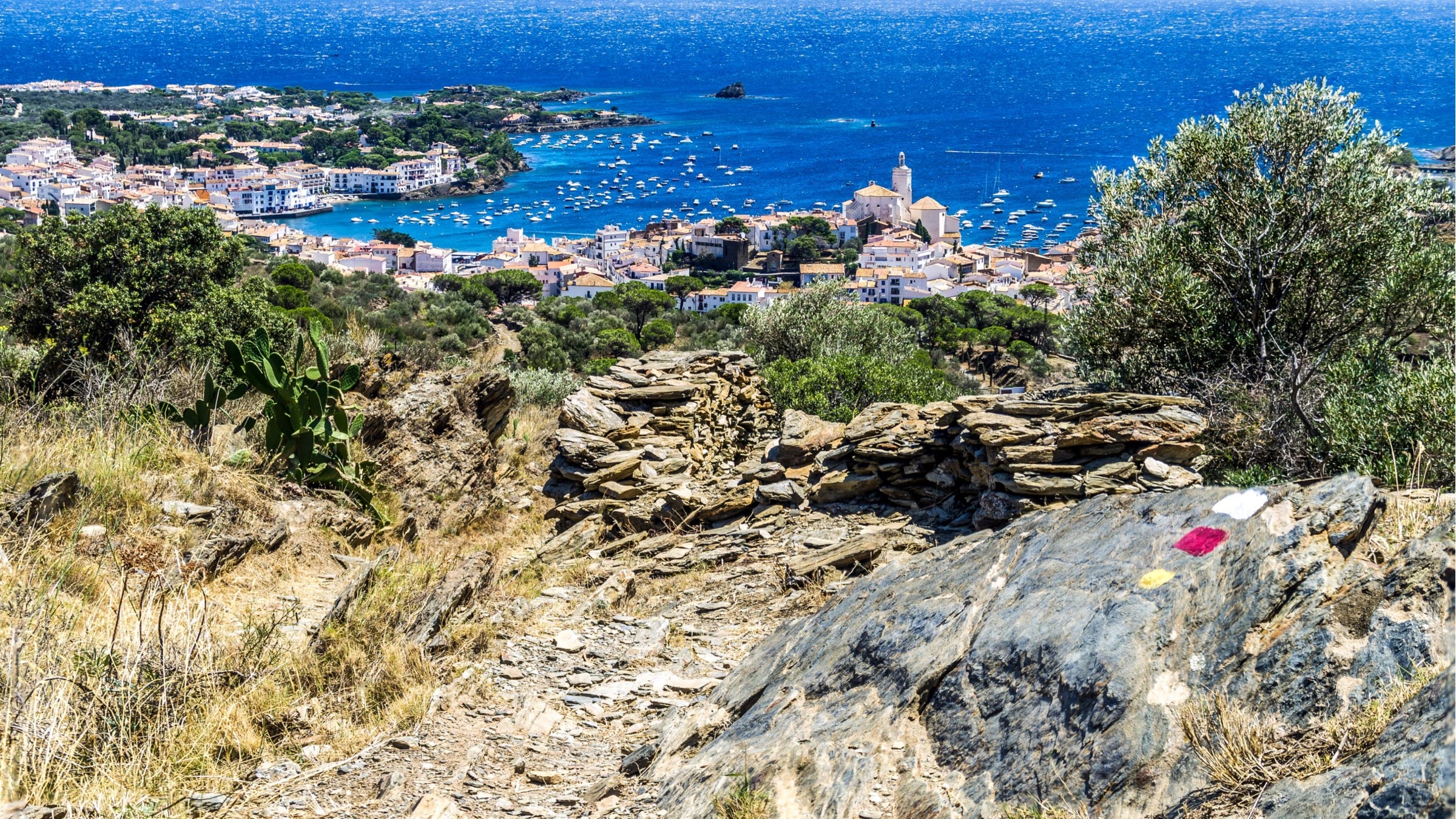 Costal town Spain hike