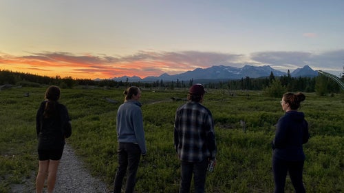 A recent solstice spent in northern Montana, where the sun didn't set until 10:00 PM.