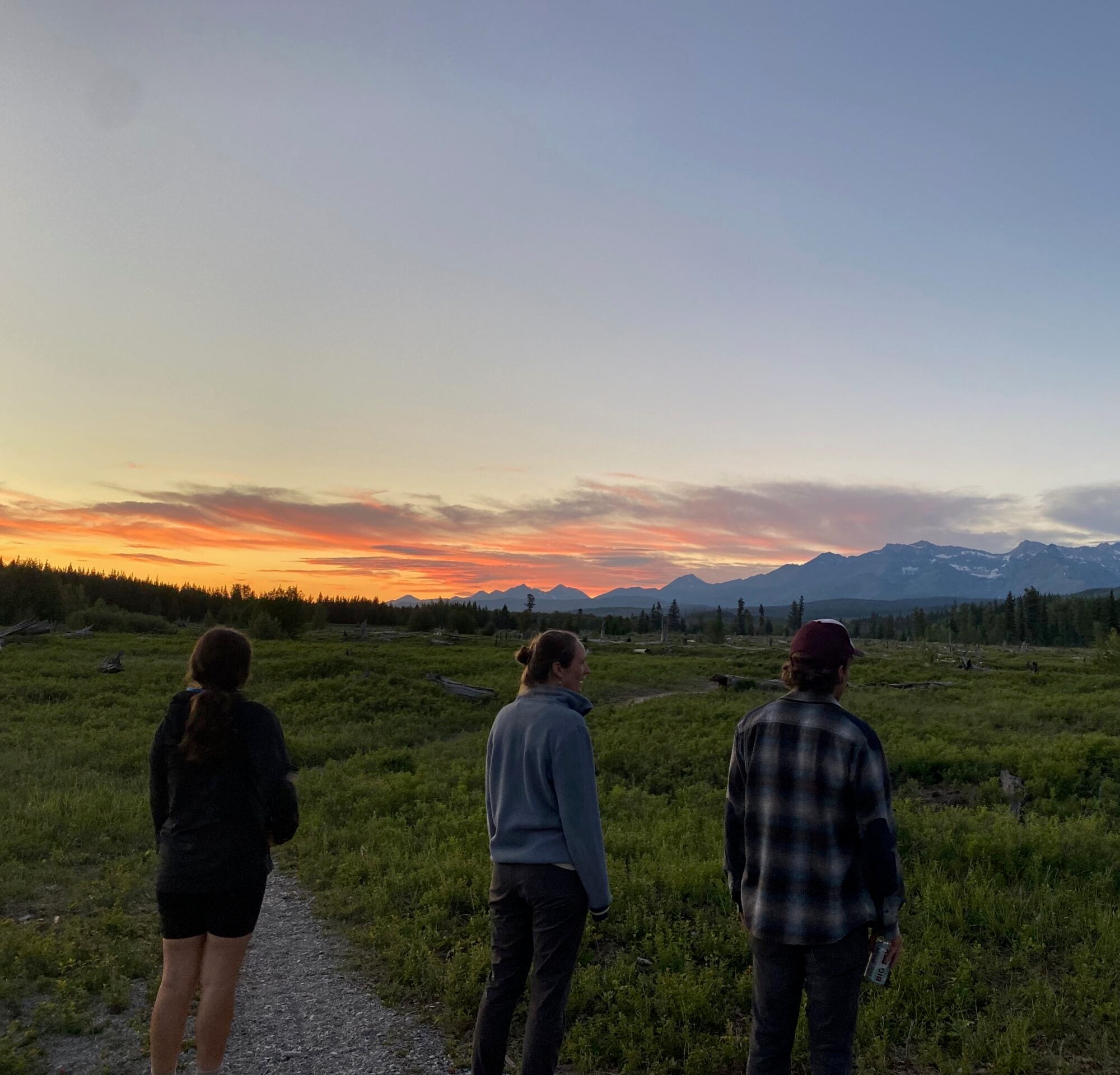 A recent solstice spent in northern Montana, where the sun didn't set until 10:00 PM.