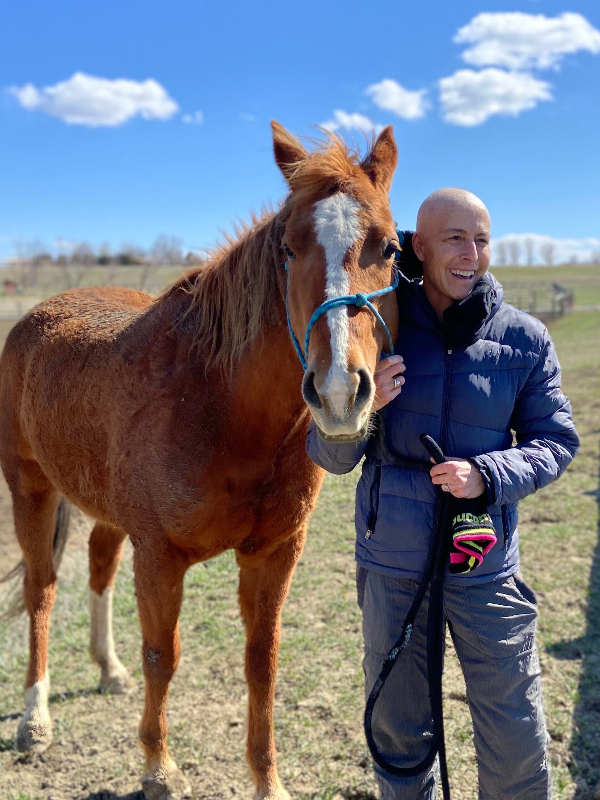 Siri Lindley and her horse Savannah