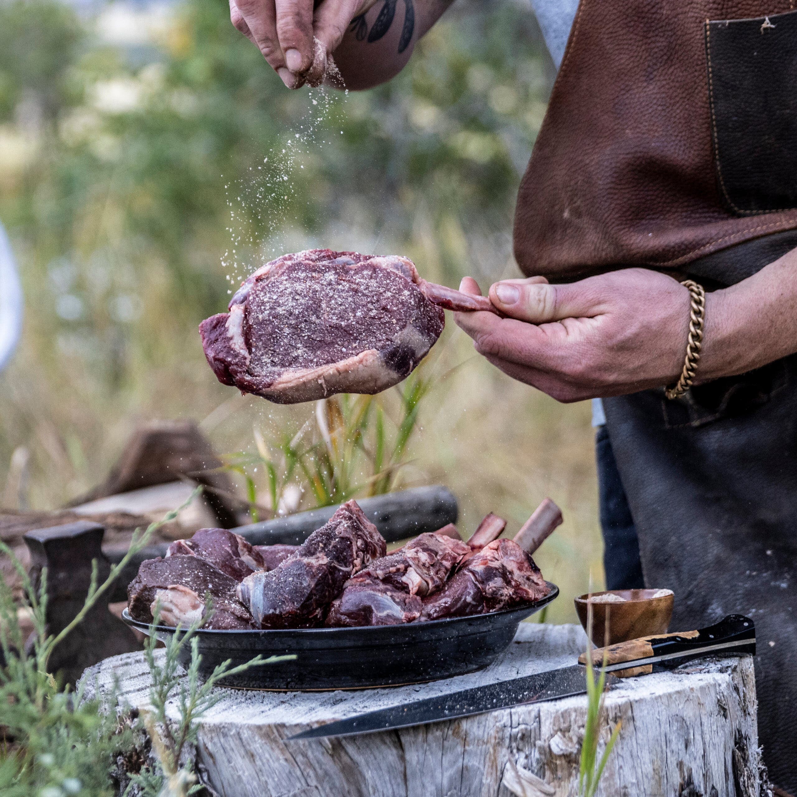 Golden Chanterelle Mushrooms pair perfectly with grilled steak.