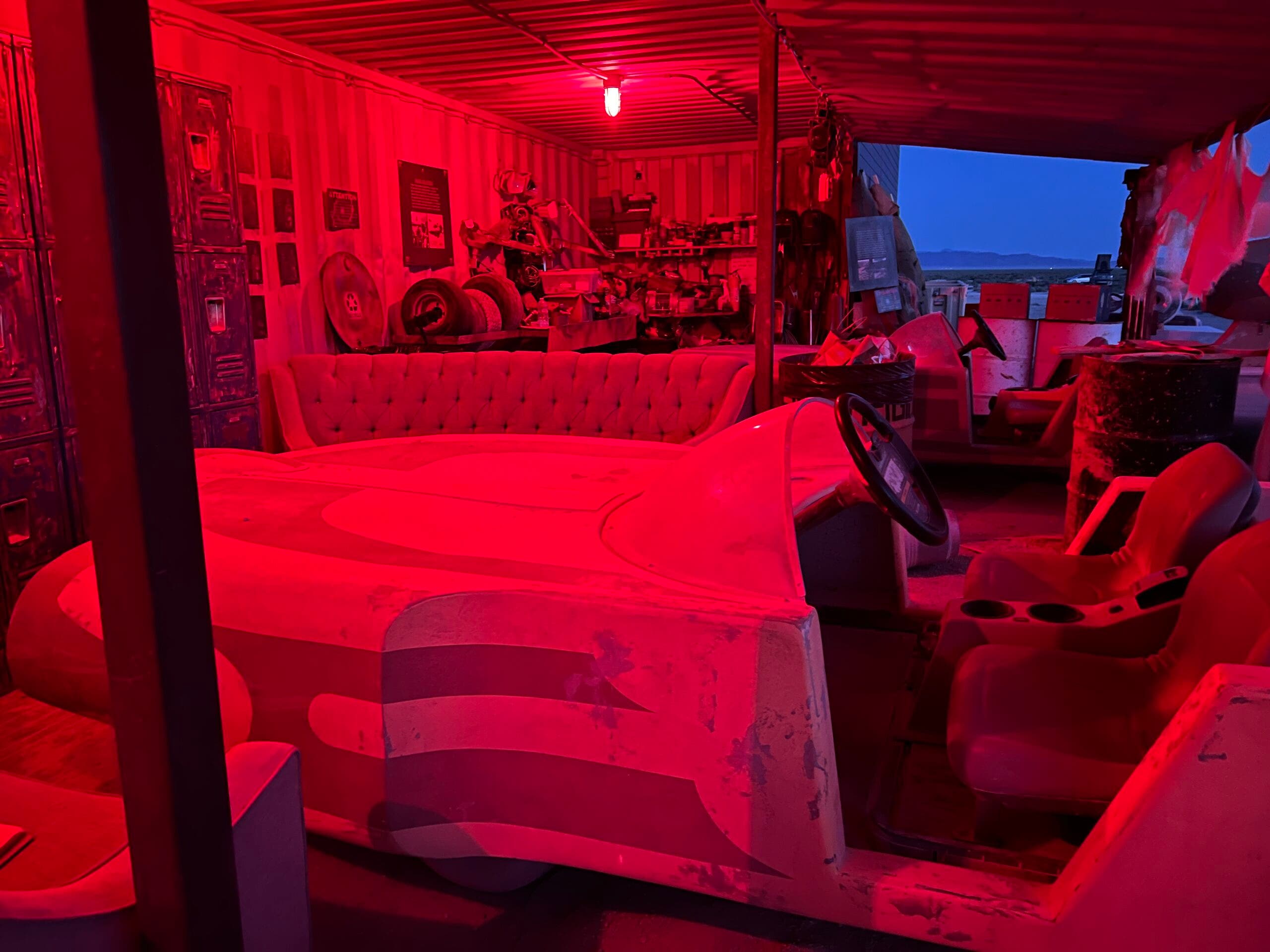 red light image of sand cruisers