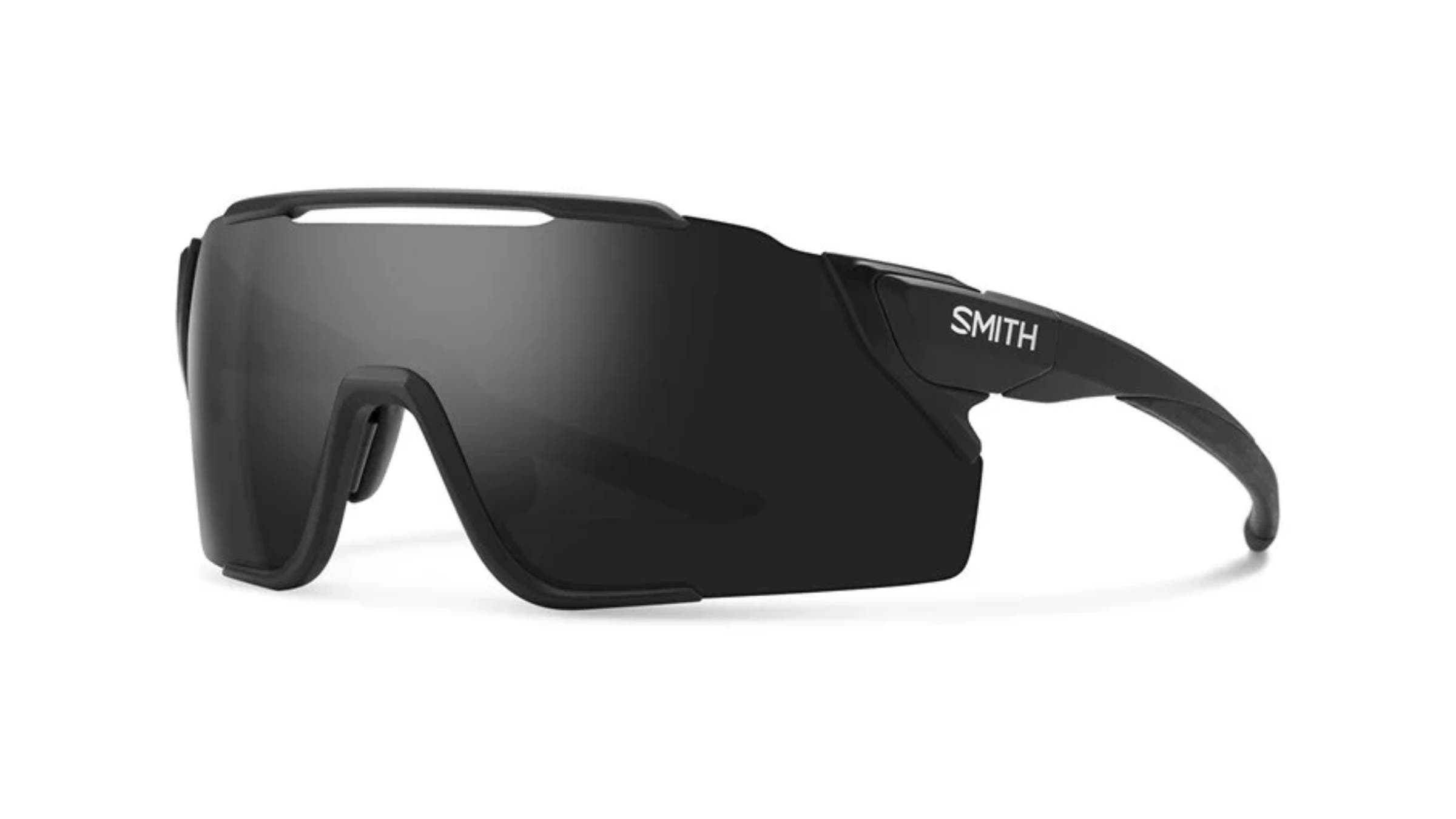 black sunglasses on white background