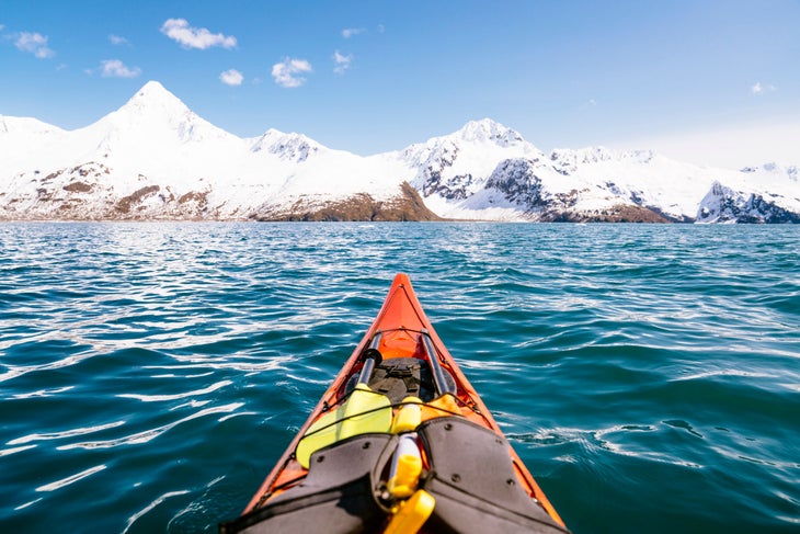 Kayak in Kenai Fjords National Park, Alaska
