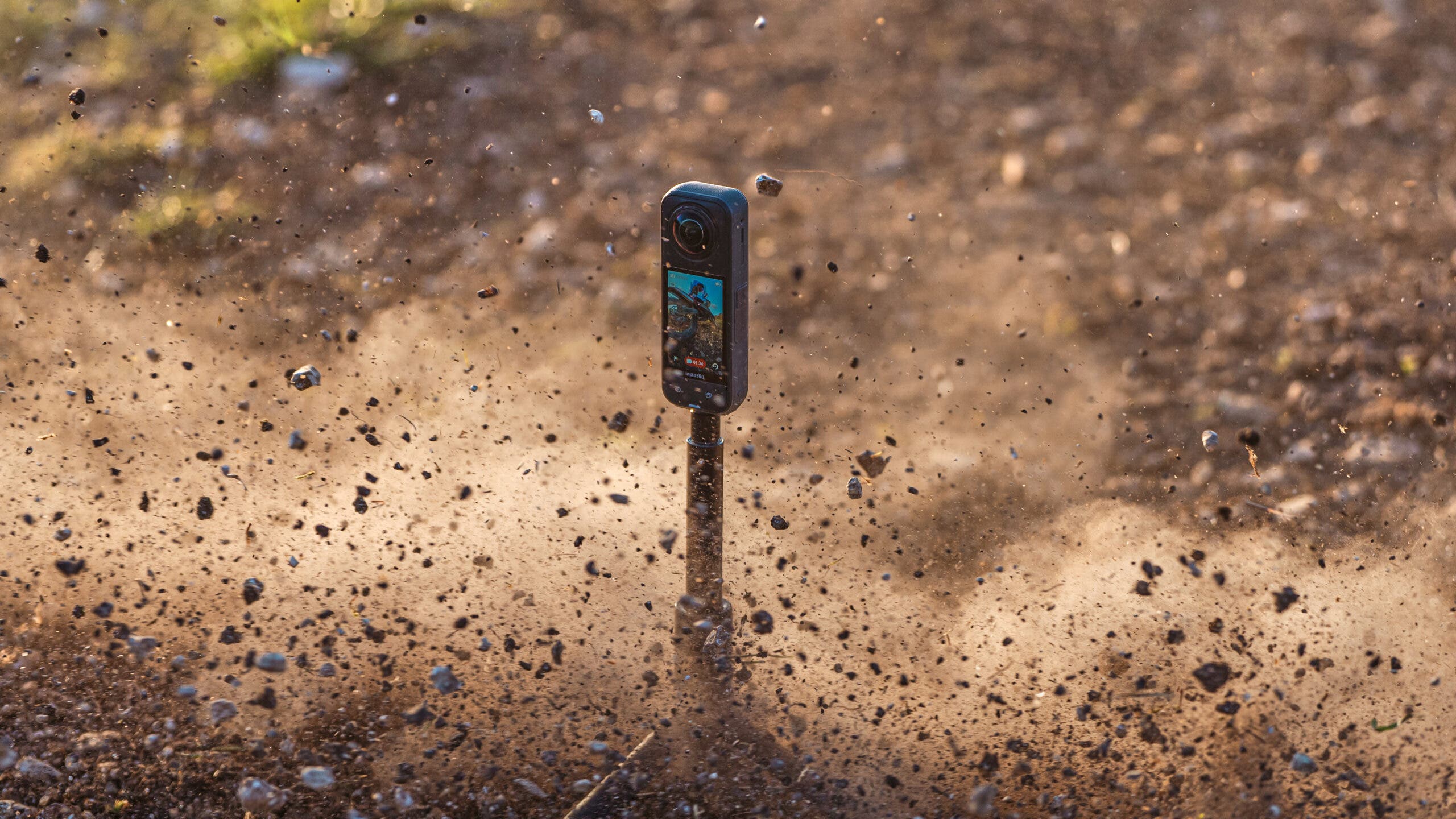 The ruggedness of the Insta360 X5.