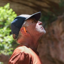 hiker wearing Beats Powerbeats Pro 2 best sport earbud