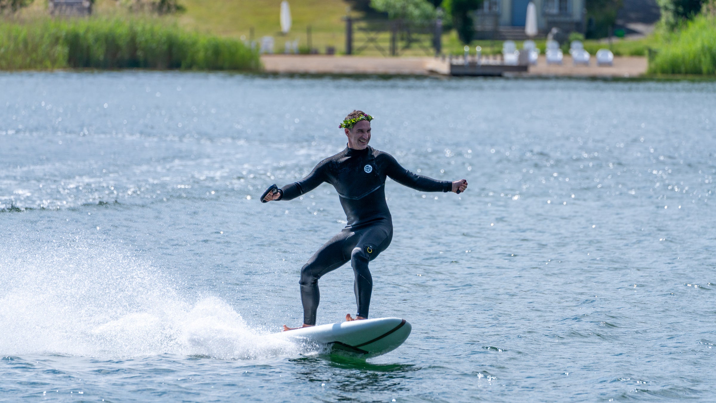 LindSurf electric surf board test ride