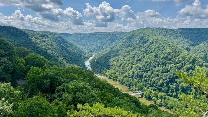 River gorge bridge