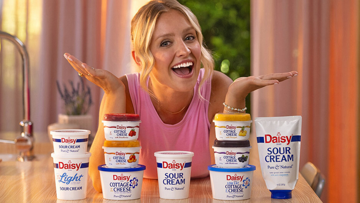 The Bachelor's Daisy Kent partners with Daisy Cottage Cheese Brand
