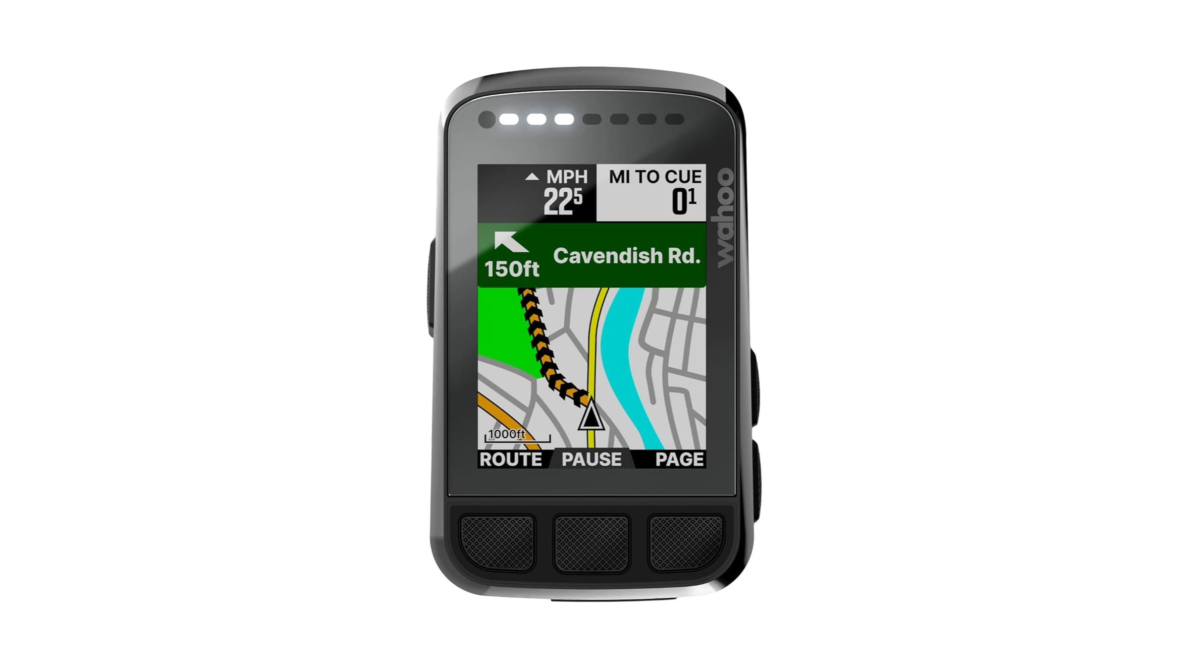 black cycling computer