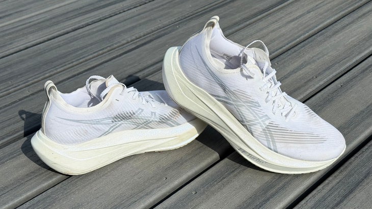 Asics Megablast, our pick for Best Beginner Marathon Shoe