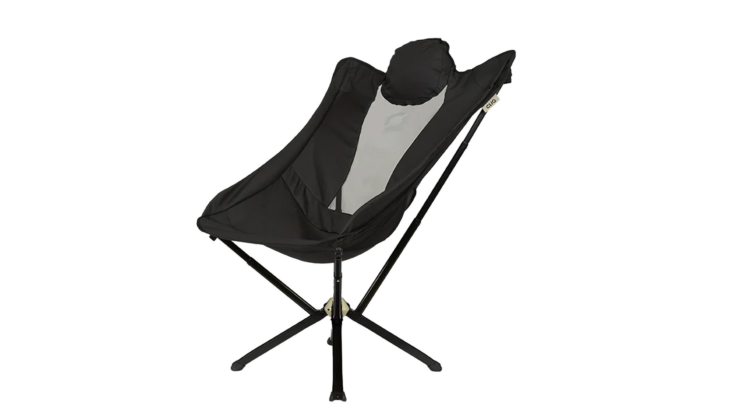 Cliq EpiQ lounge camp chair on white background