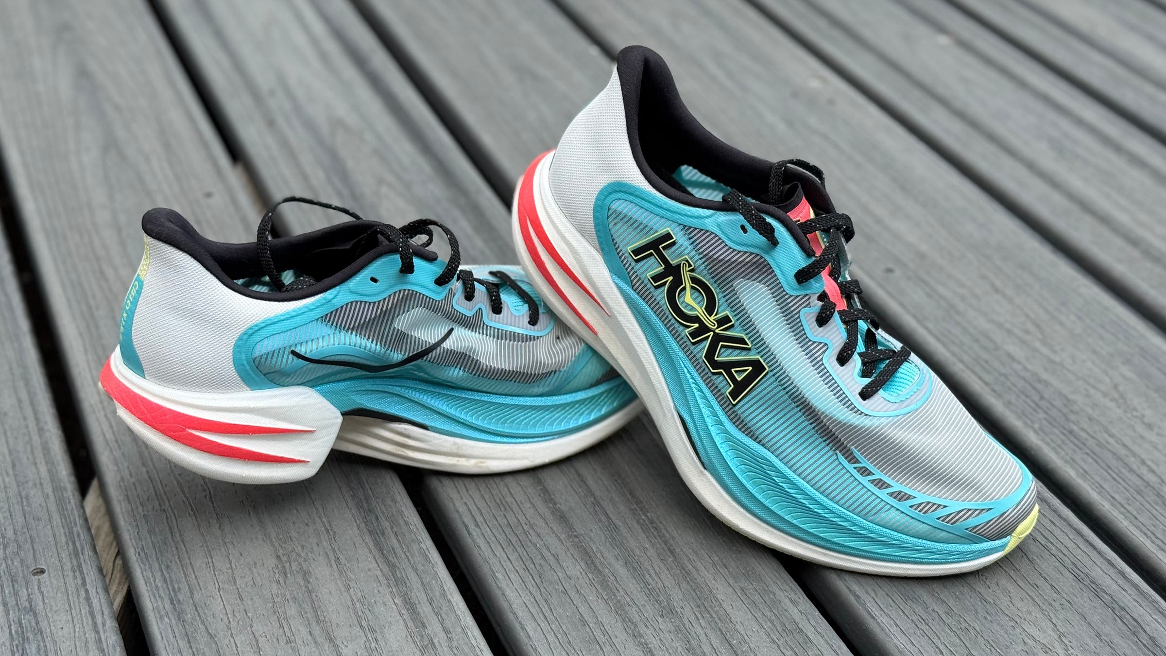 Hoka Cielo X1 2.0, our pick for Bounciest Marathon Super Shoe