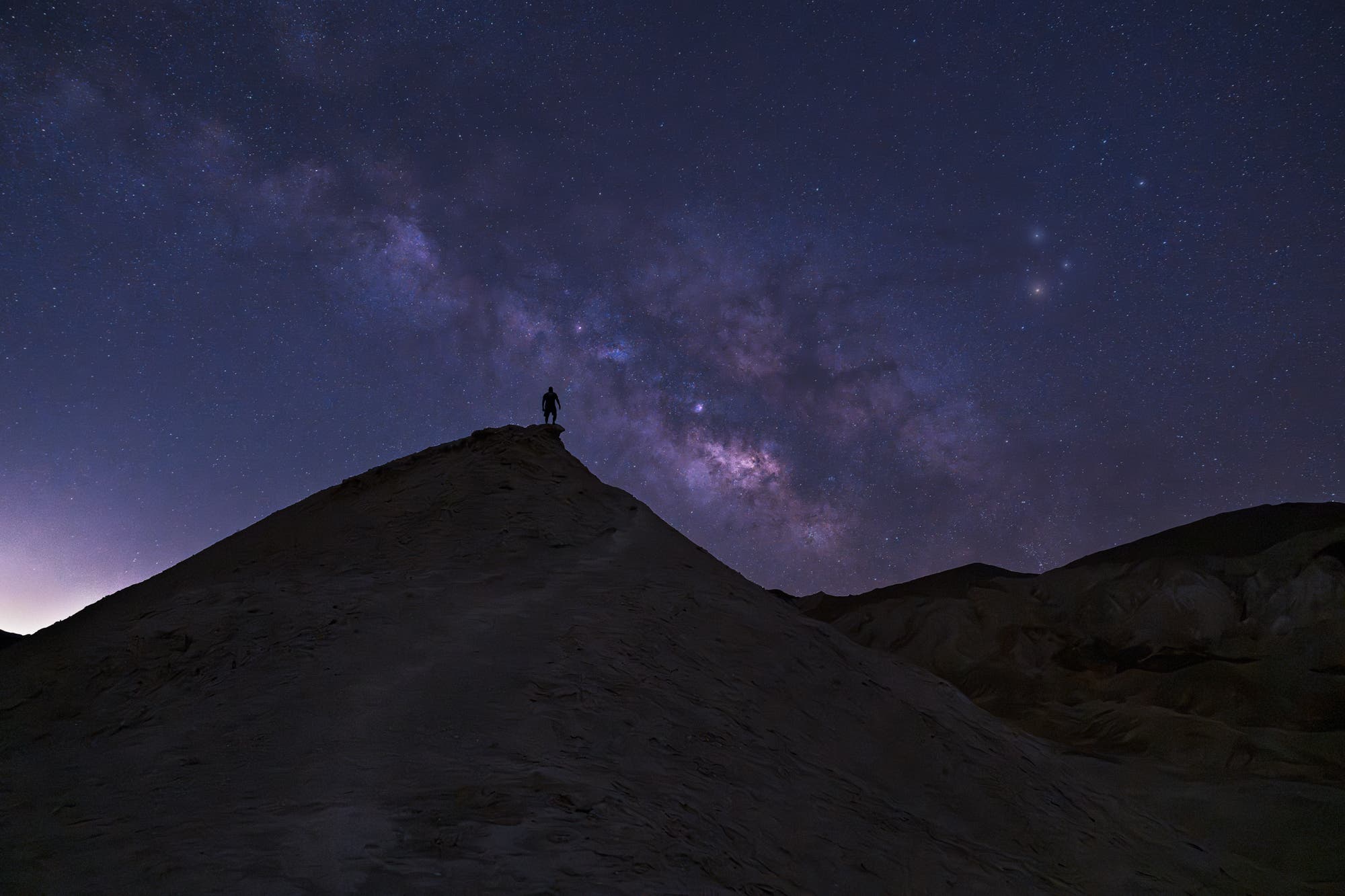 Milky Way streaks the sky 
