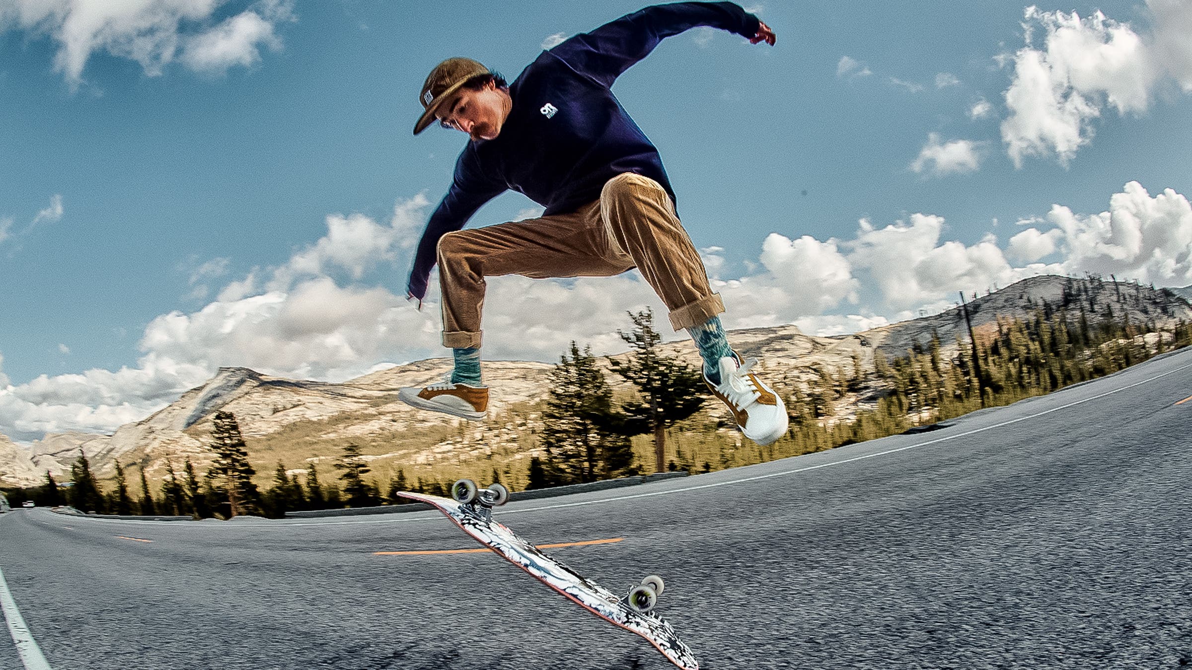 Keenan Takahashi skateboarding